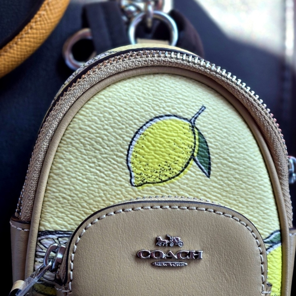 Coach Yellow Lemon Mini Bag